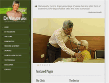 Tablet Screenshot of drvasudevan.com